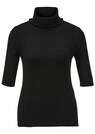 Rollkragenpullover mit kurzen Ärmeln thumbnail 1
