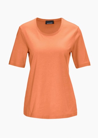 abricot T-shirt en pur coton