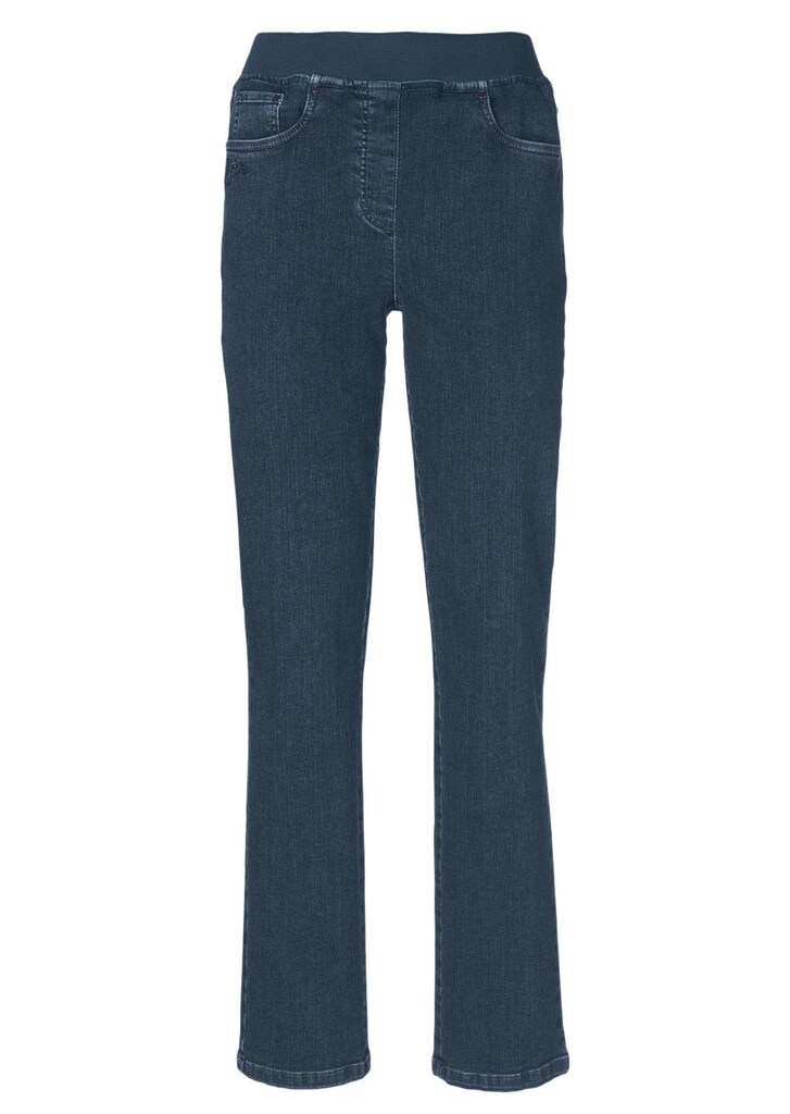 Jeans LOUISA met elastische jersey tailleband 5