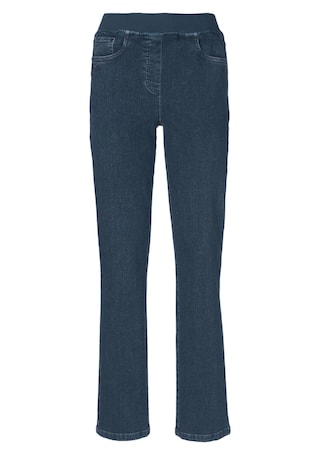 dunkelblau Jeansschlupfhose LOUISA mit Jerseybund