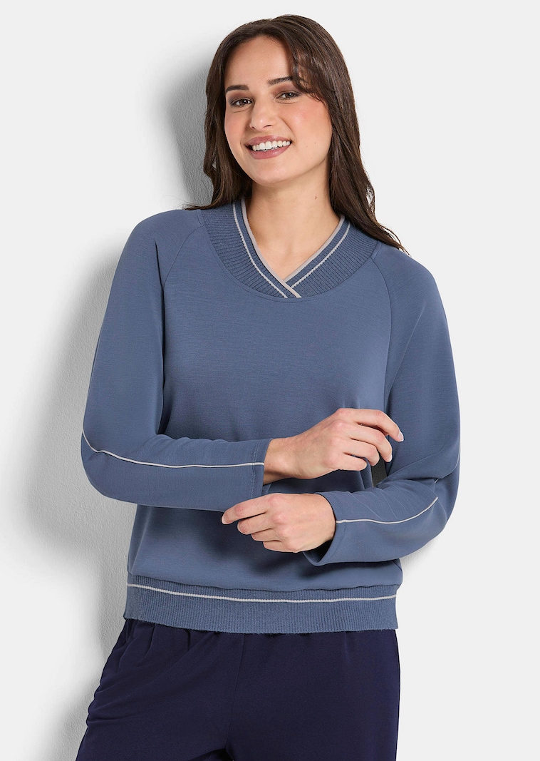 Sweater met raglanmouwen