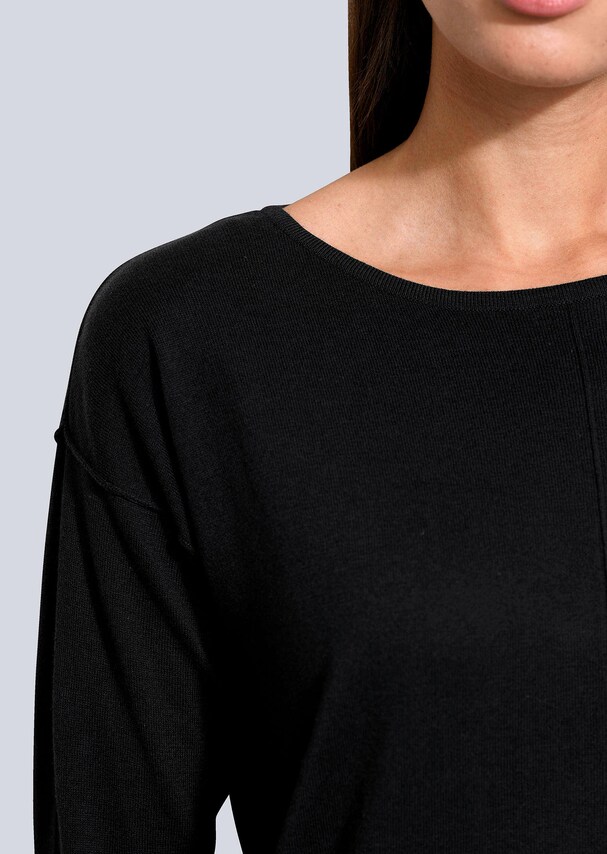 Pullover in softem Glattstrick