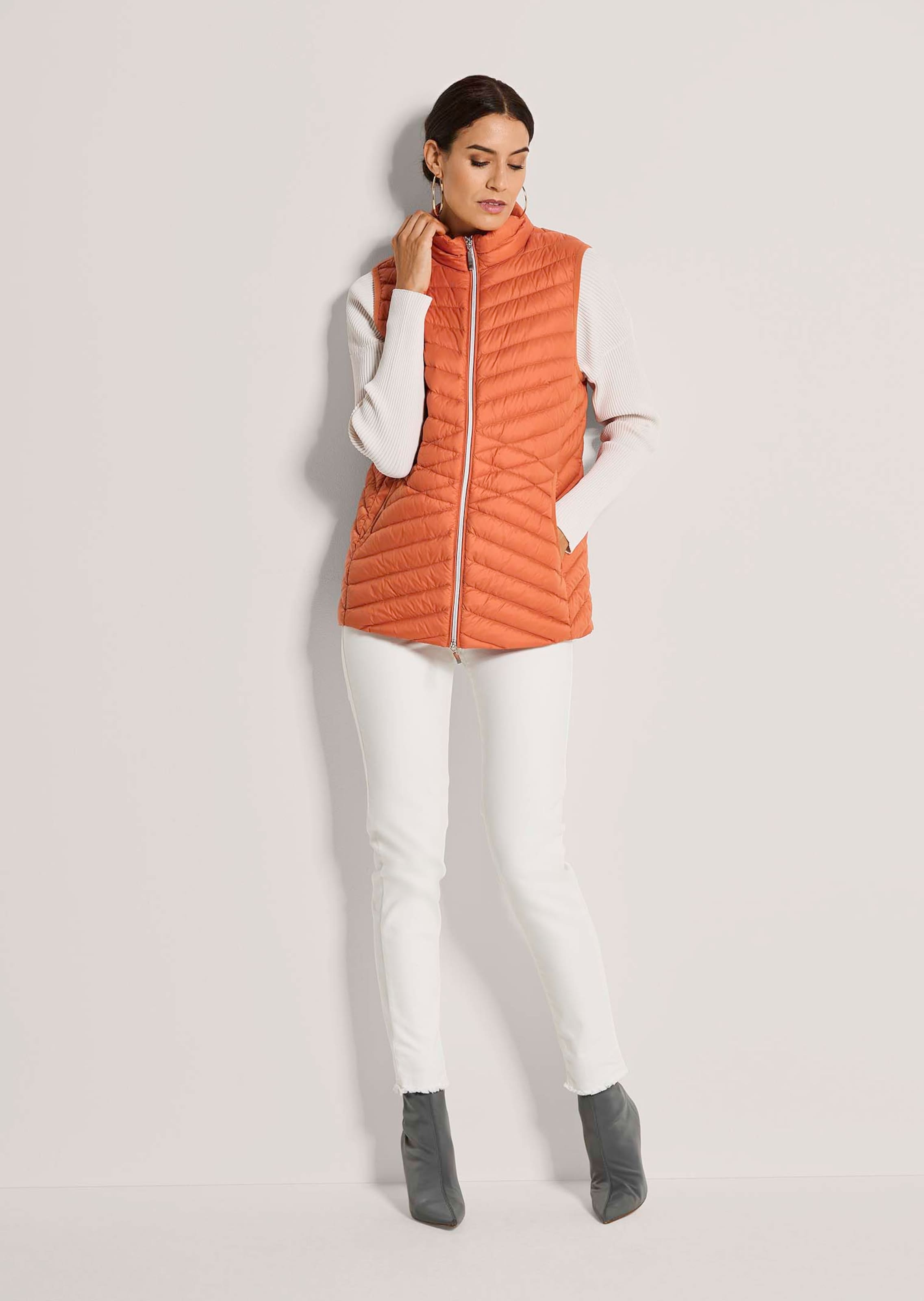 Gewatteerde donzen bodywarmer