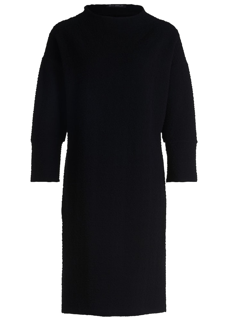 Jersey jurk met 3D-structuur