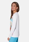 Jersey jacket with floral print inserts thumbnail 4