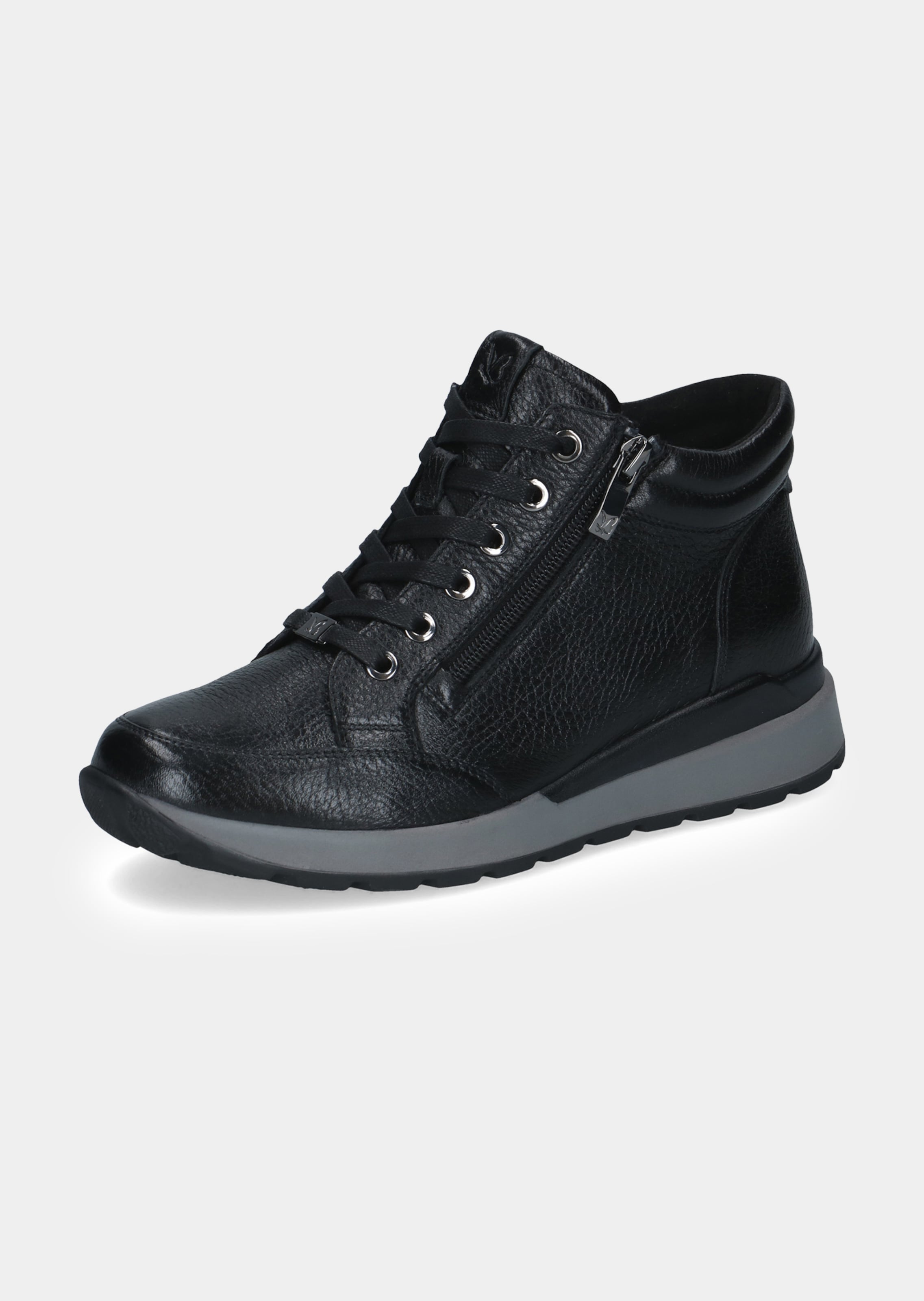 Bottines sport en cuir de cerf