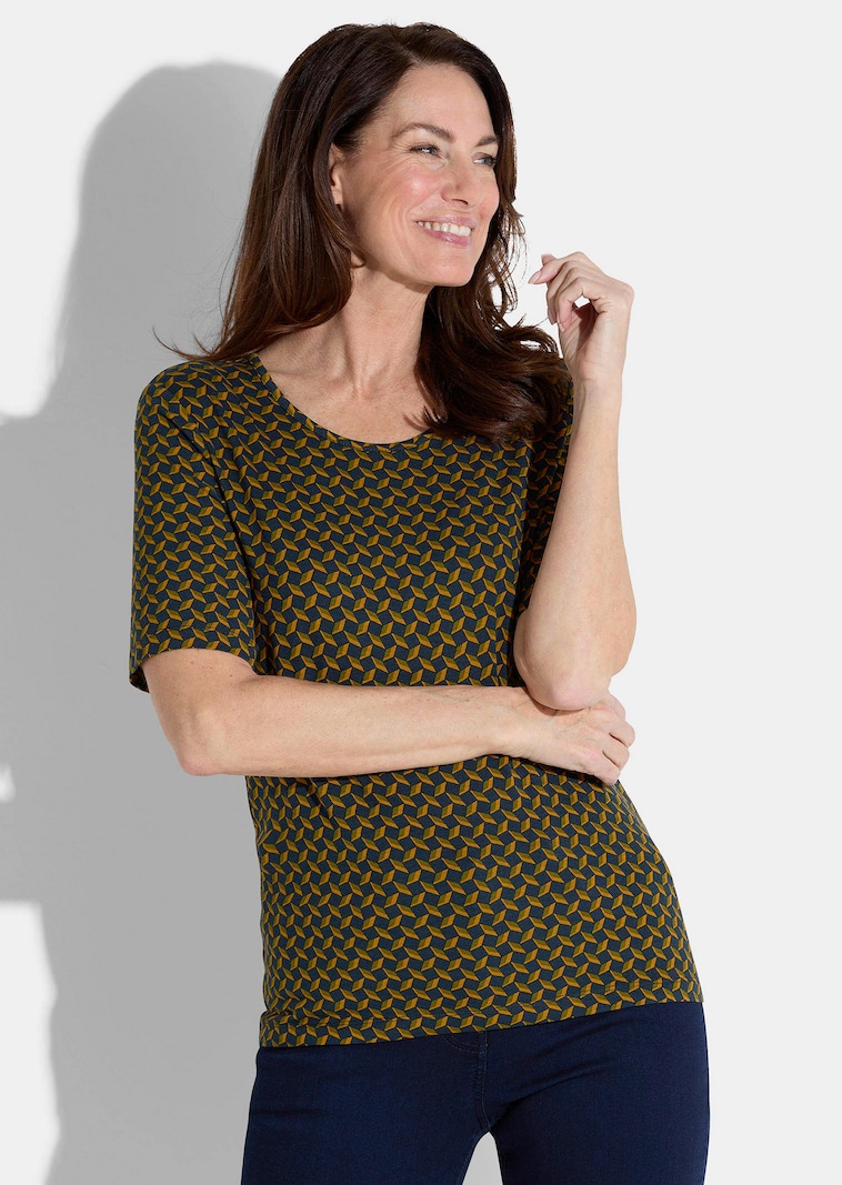 Shirt van viscose-jersey