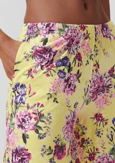 Wideleg-Pants mit floralem Print thumbnail 5