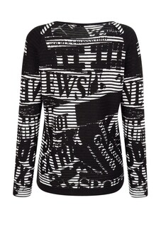 Druckpullover mit modischen Druckmuster thumbnail 6