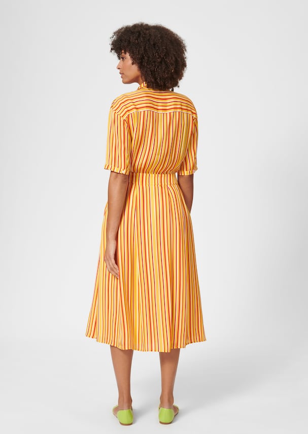 Printed summer dress in midi length 2