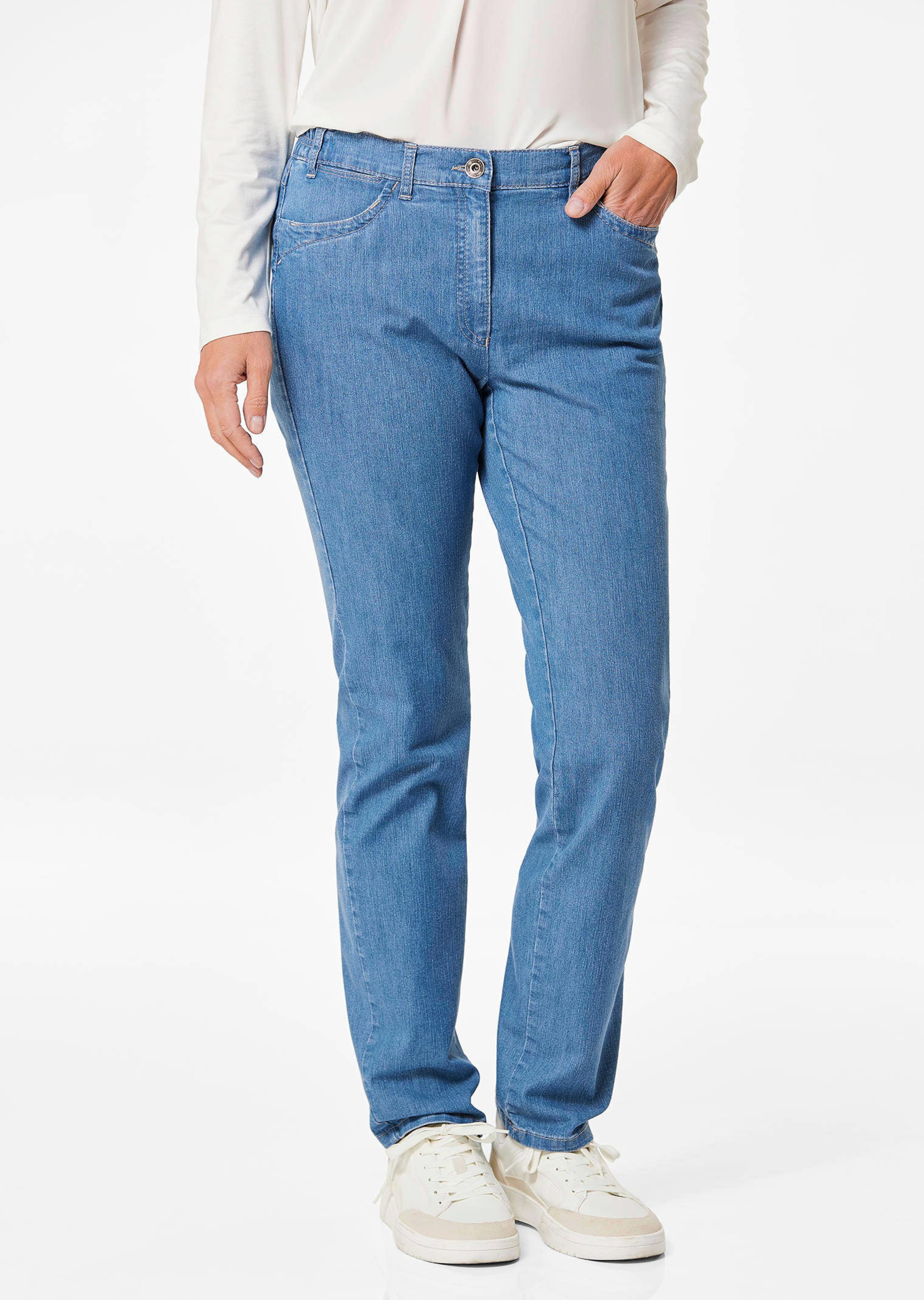 Jeans Classic-Form mit Stickerei