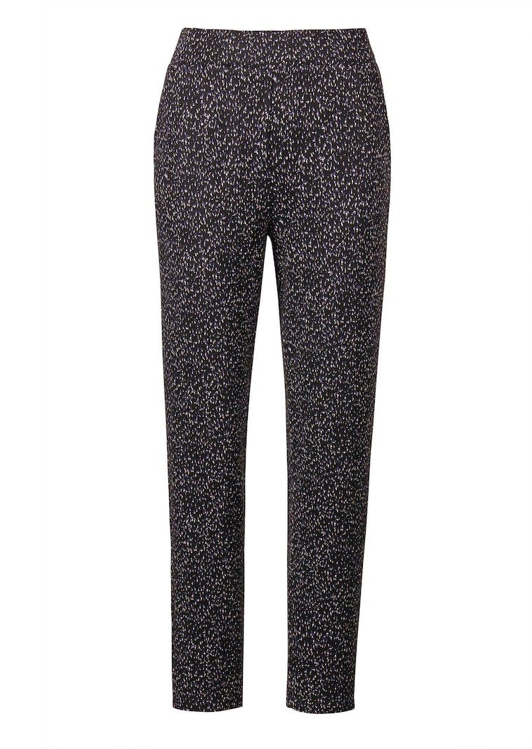 Pantalon LOUISA avec motif jacquard