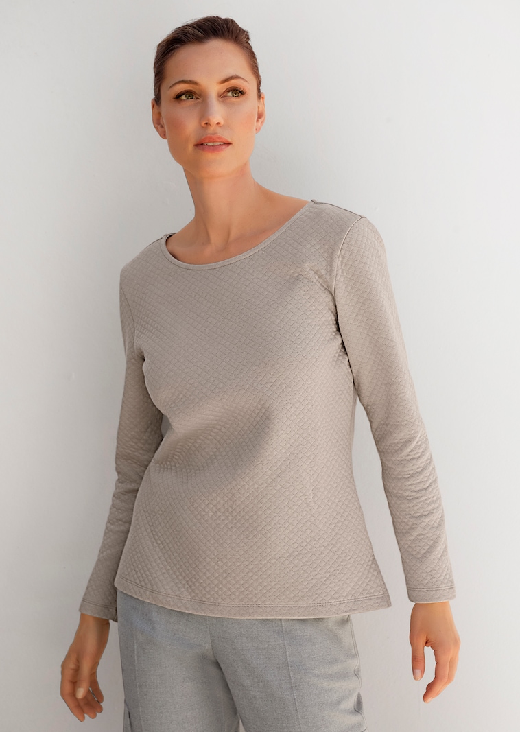 Sweatshirt mit Struktur