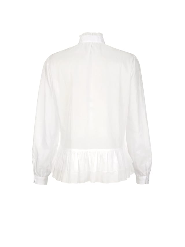 Bluse mit Volant am Ausschnitt 5