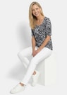 T-shirt en viscose avec imprimé léopard thumbnail 4