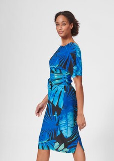 Printed sheath dress with short sleeves thumbnail 4