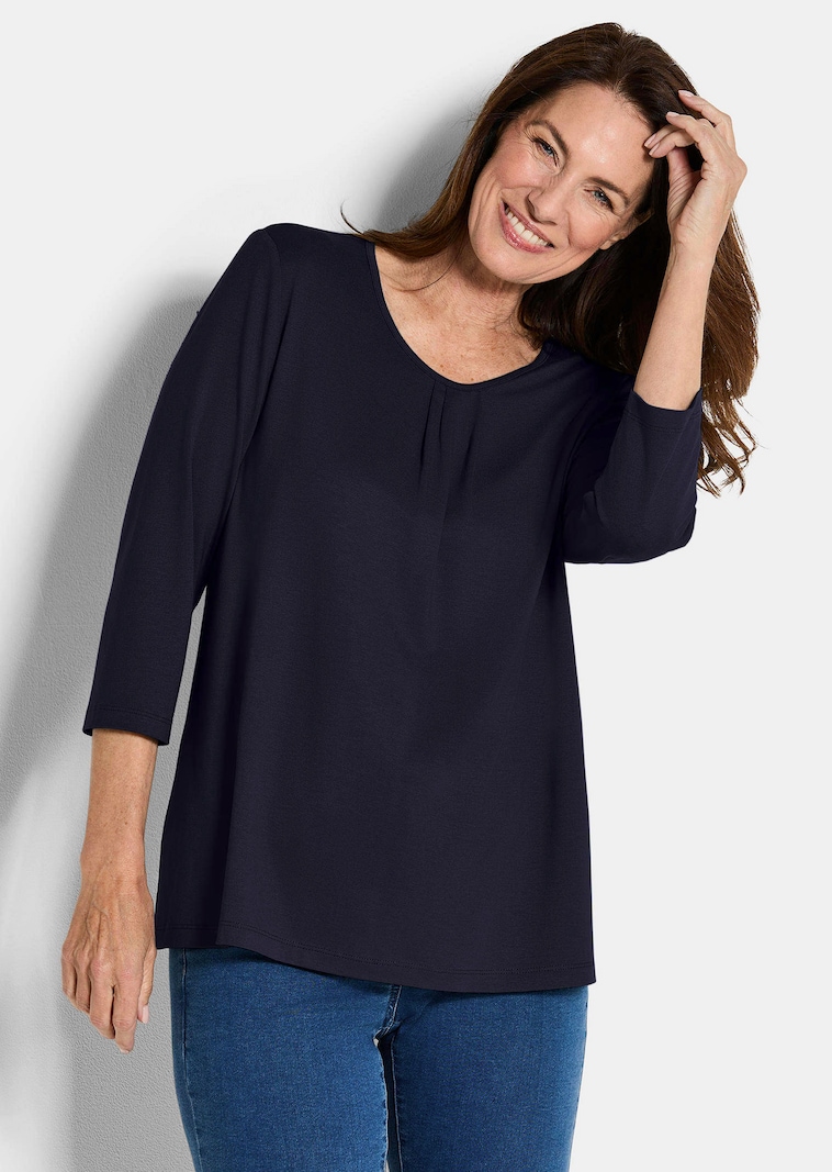 Feminines Shirt aus Viskose-Jersey