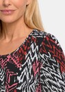 Shirt van viscose met een abstract bontmotief thumbnail 5