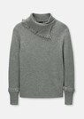 Cashmere jumper with fringed details thumbnail 1