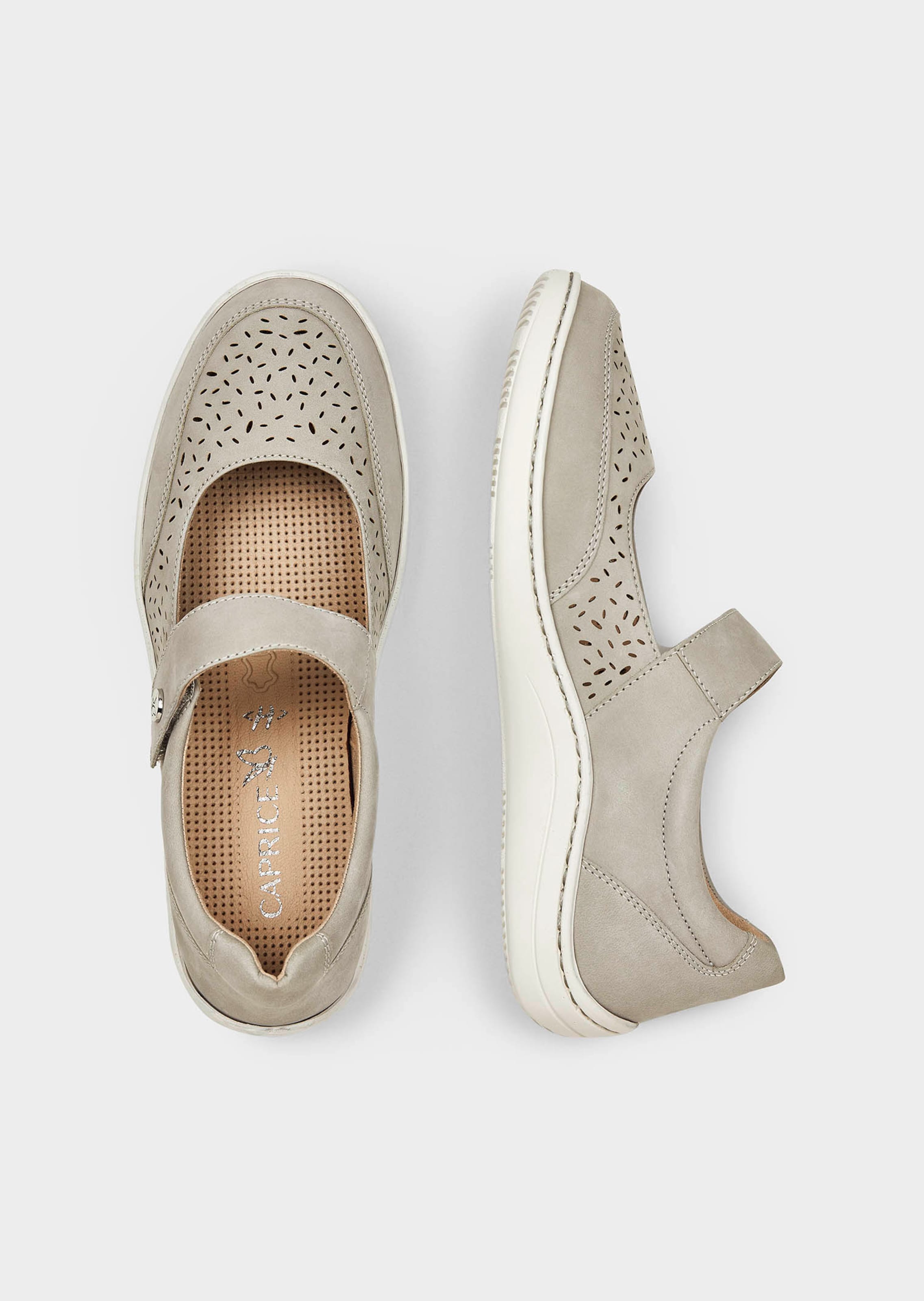 Ballerines avec bride - gris - Gr. 39 de Goldner Fashion