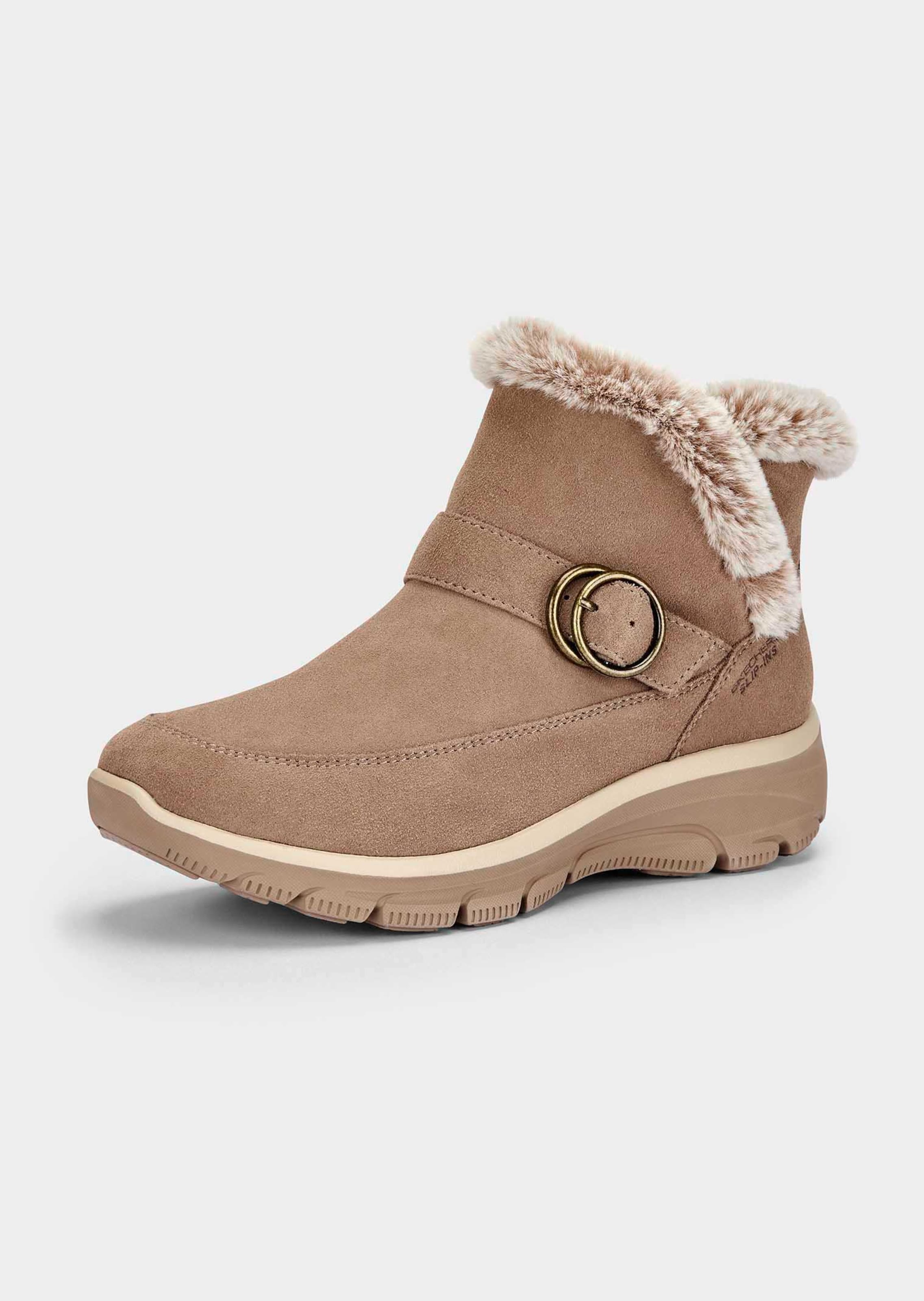 Warm gefütterte Stiefeletten mit Slip-In-Funktion