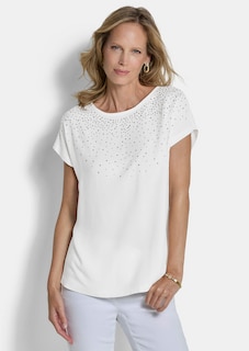 Chic blouseshirt met glittersteentjes thumbnail 1