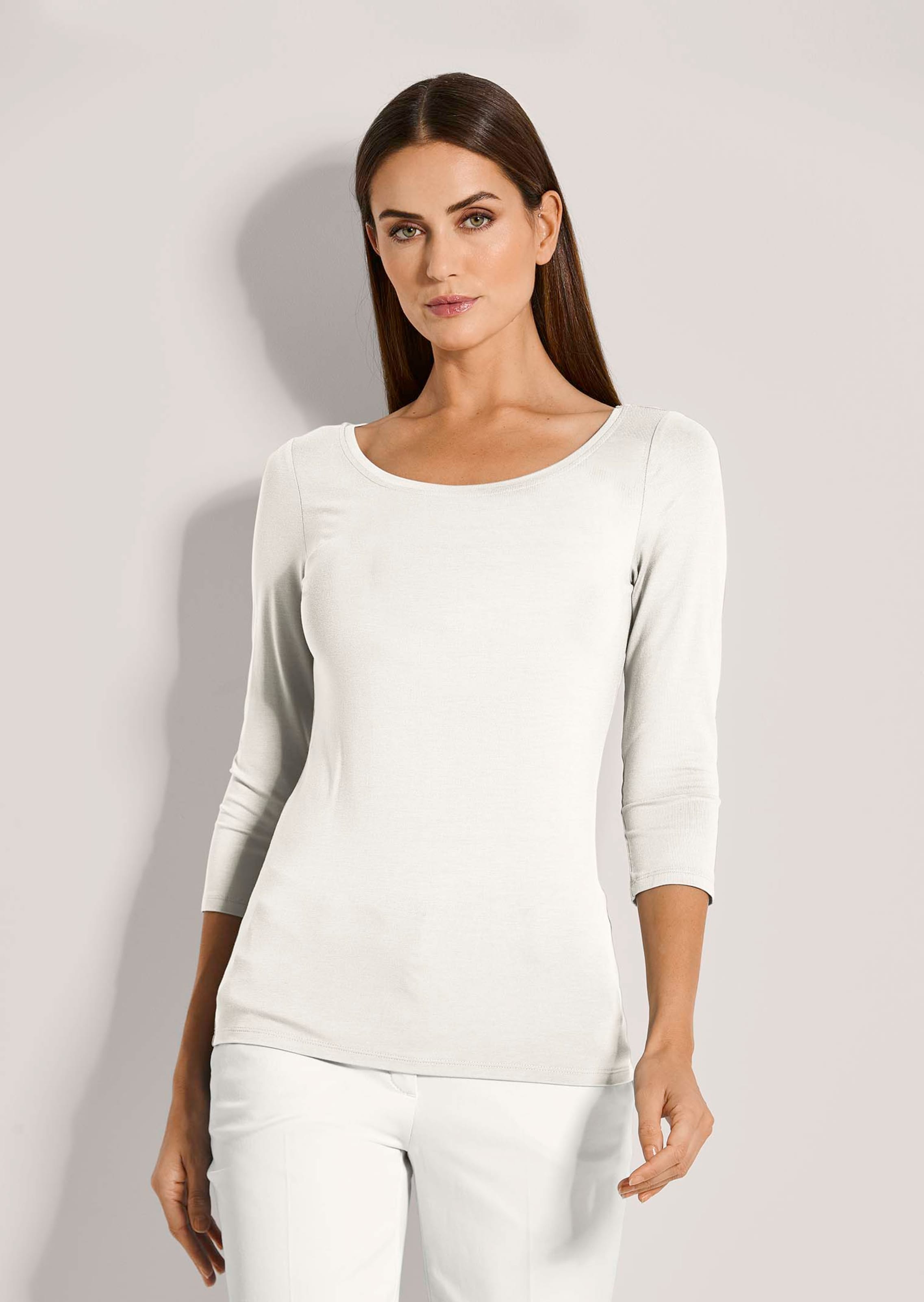 Shirt met boothals