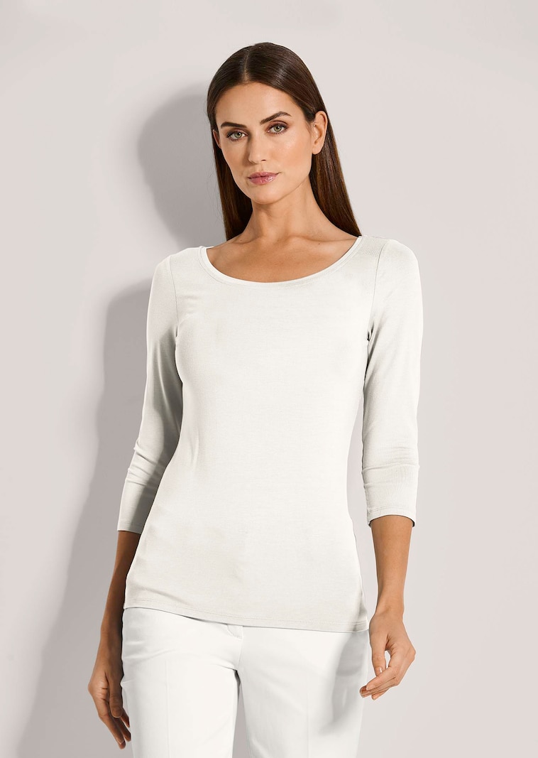 Shirt met boothals