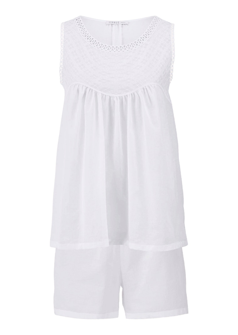 Shorty-Set aus Babydoll und kurzer Hose