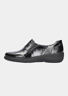 Élégants mocassins en cuir souple thumbnail 4