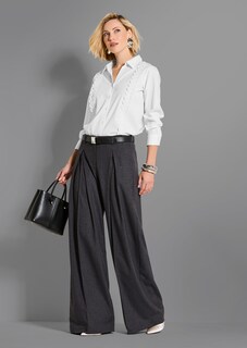 Romantische Bluse mit Spitzenbändern thumbnail 7