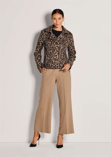 Biker-Jacke in bedruckter Scuba-Qualität thumbnail 2