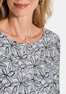 Jersey-Shirt mit Blumenprint thumbnail 5