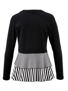 Shirt mit Streifen-Volants thumbnail 4