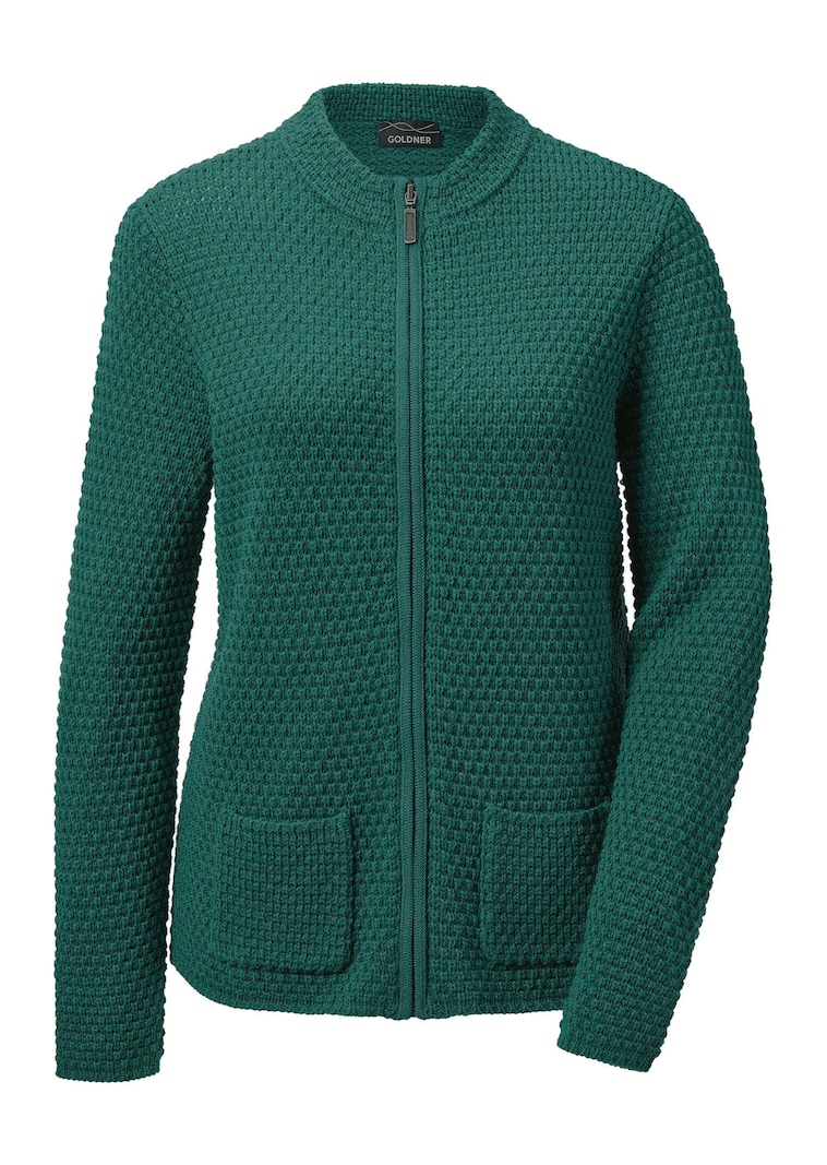 Strickjacke mit 3D-Effekt-Struktur