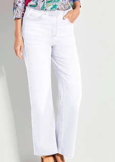 Jeans VERA met elastische tailleband en wijde pijpen thumbnail 7
