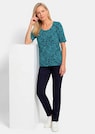 T-shirt en viscose avec imprimé léopard thumbnail 4