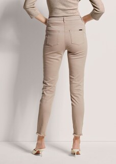 Jeans met fijne franjezoom thumbnail 3