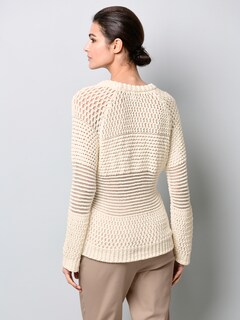 Pullover mit Strickmuster thumbnail 3