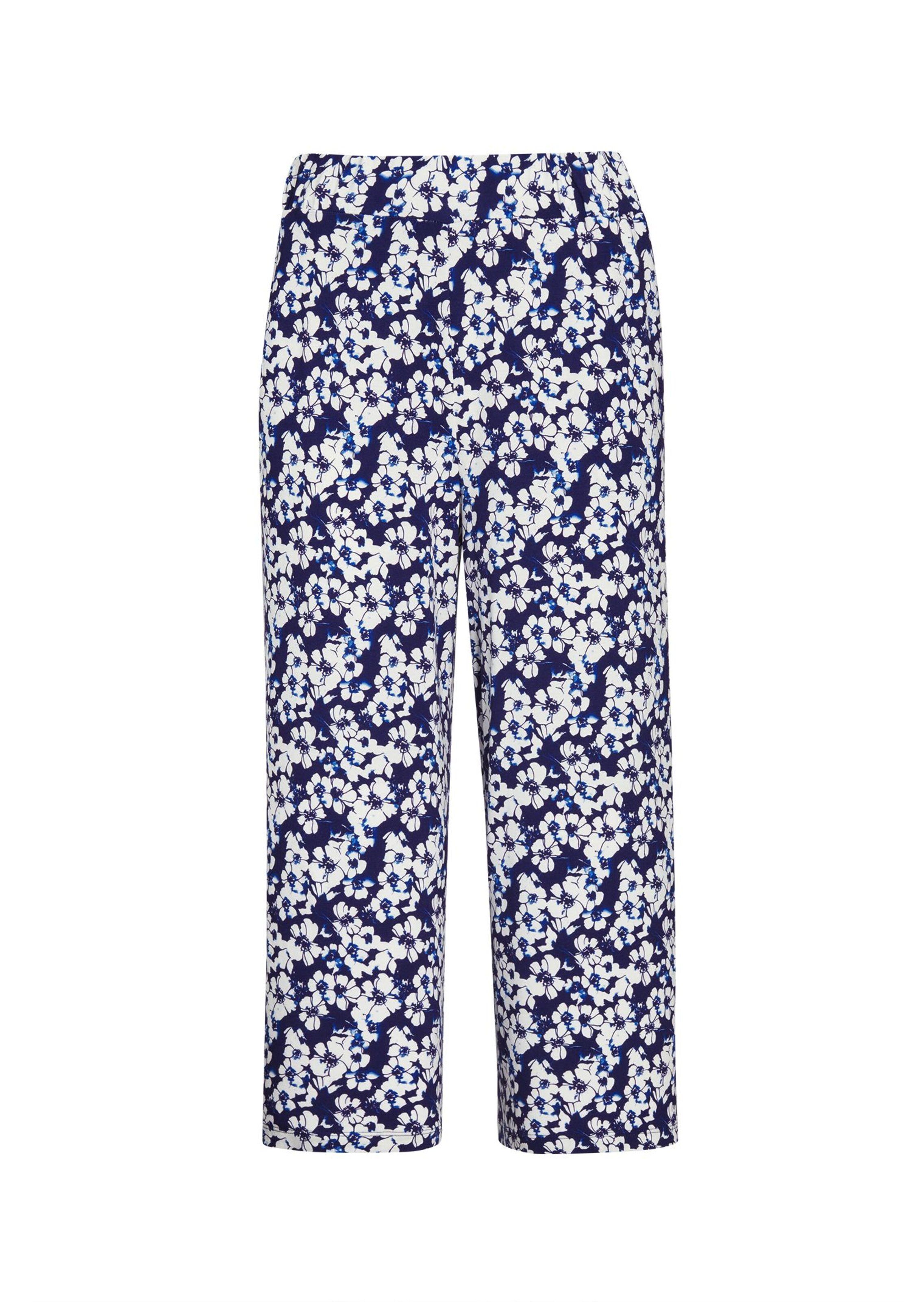 Aantrekkelijke gedessineerde, soepelvallende broek VERA