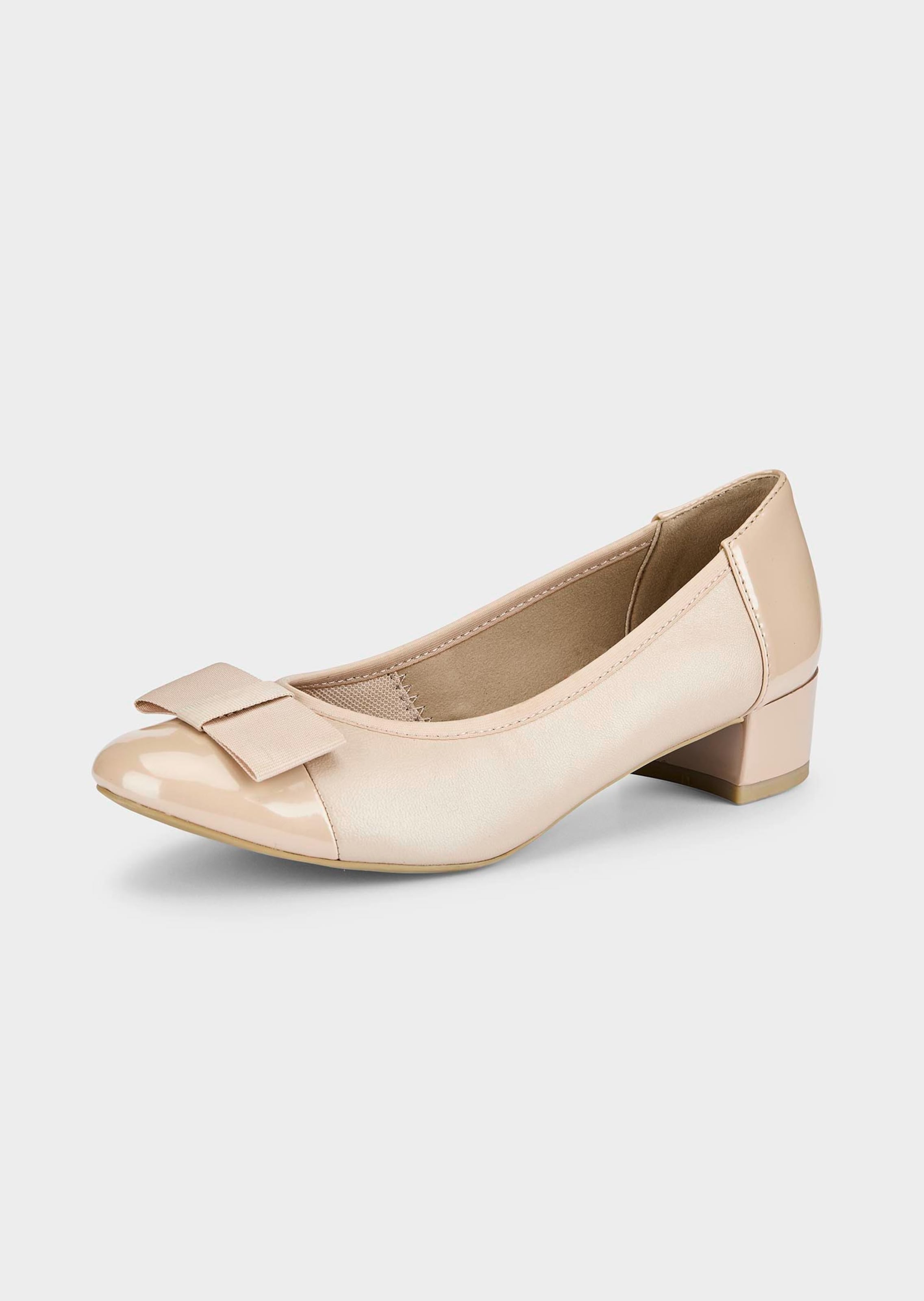 Pumps met elegante strik