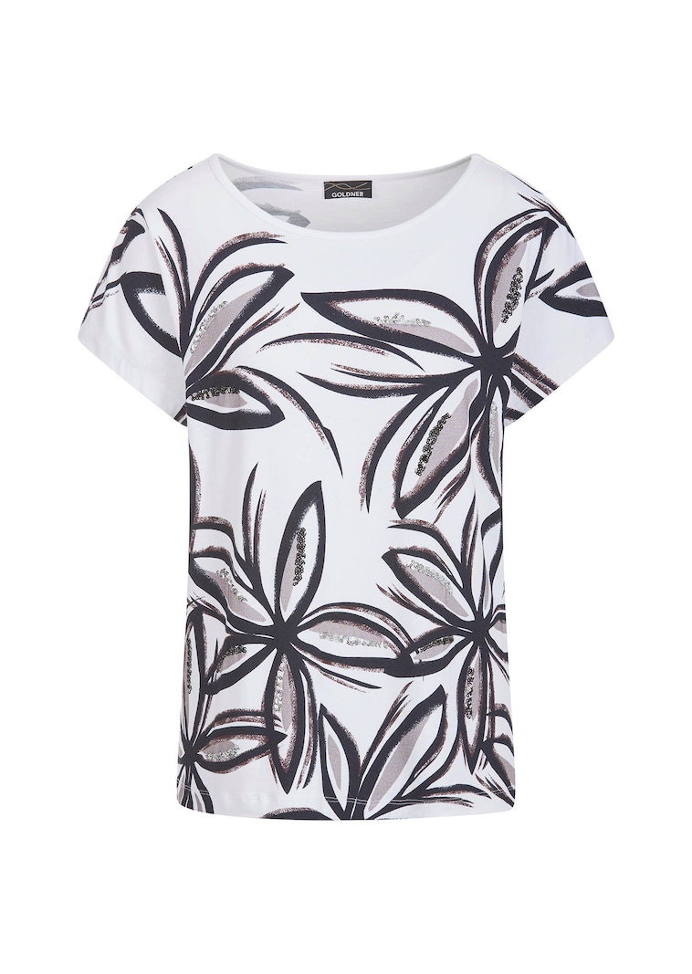 T-shirt en jersey à paillettes