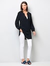 Longbluse mit V-Ausschnitt thumbnail 6