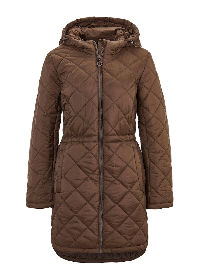 Veste matelassée avec base plus longue au dos