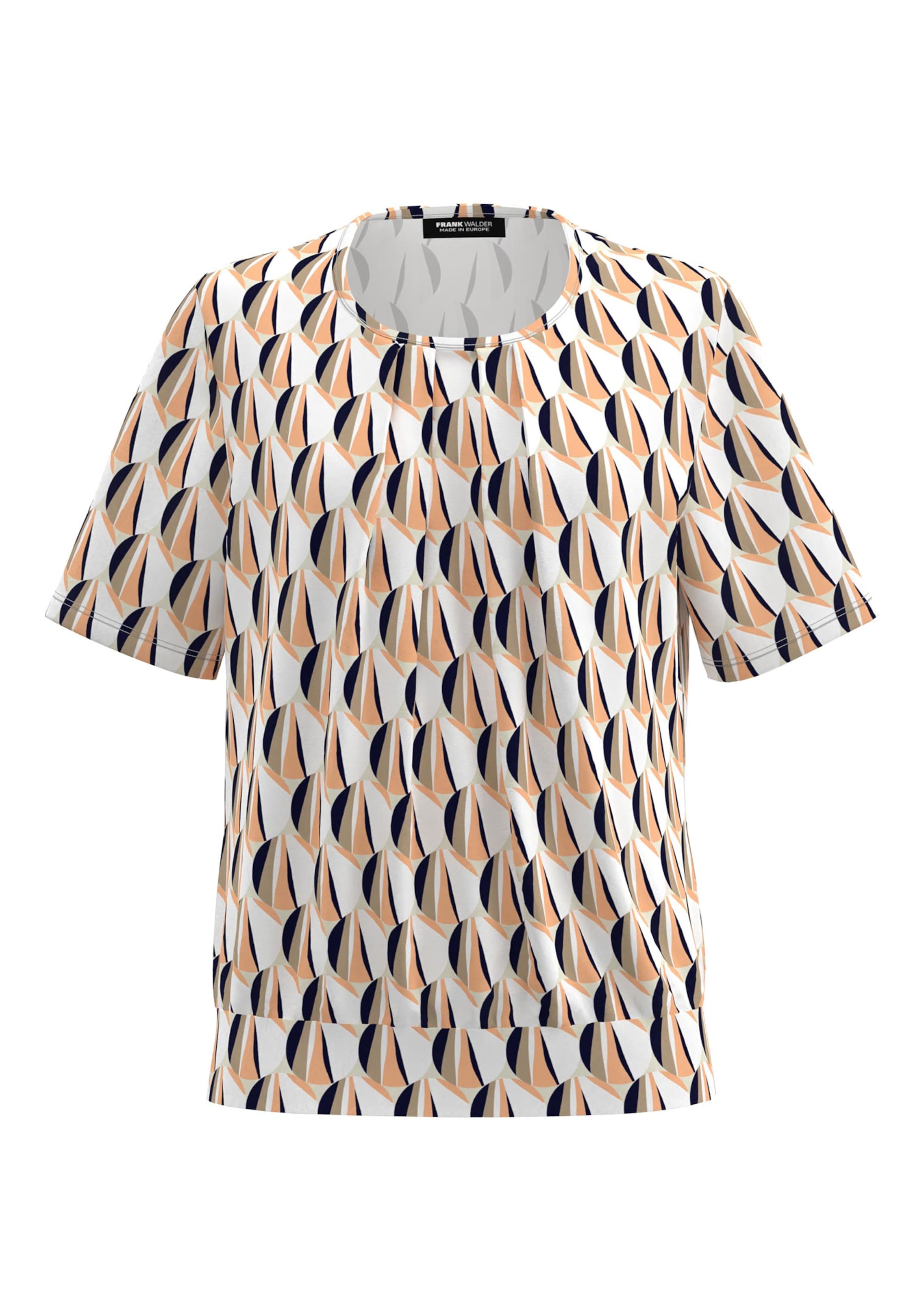 Blusenshirt aus Webware und Jersey