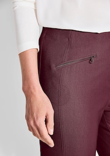 Smalle bengaline broek LOUISA, aan de binnenkant geruwd thumbnail 5