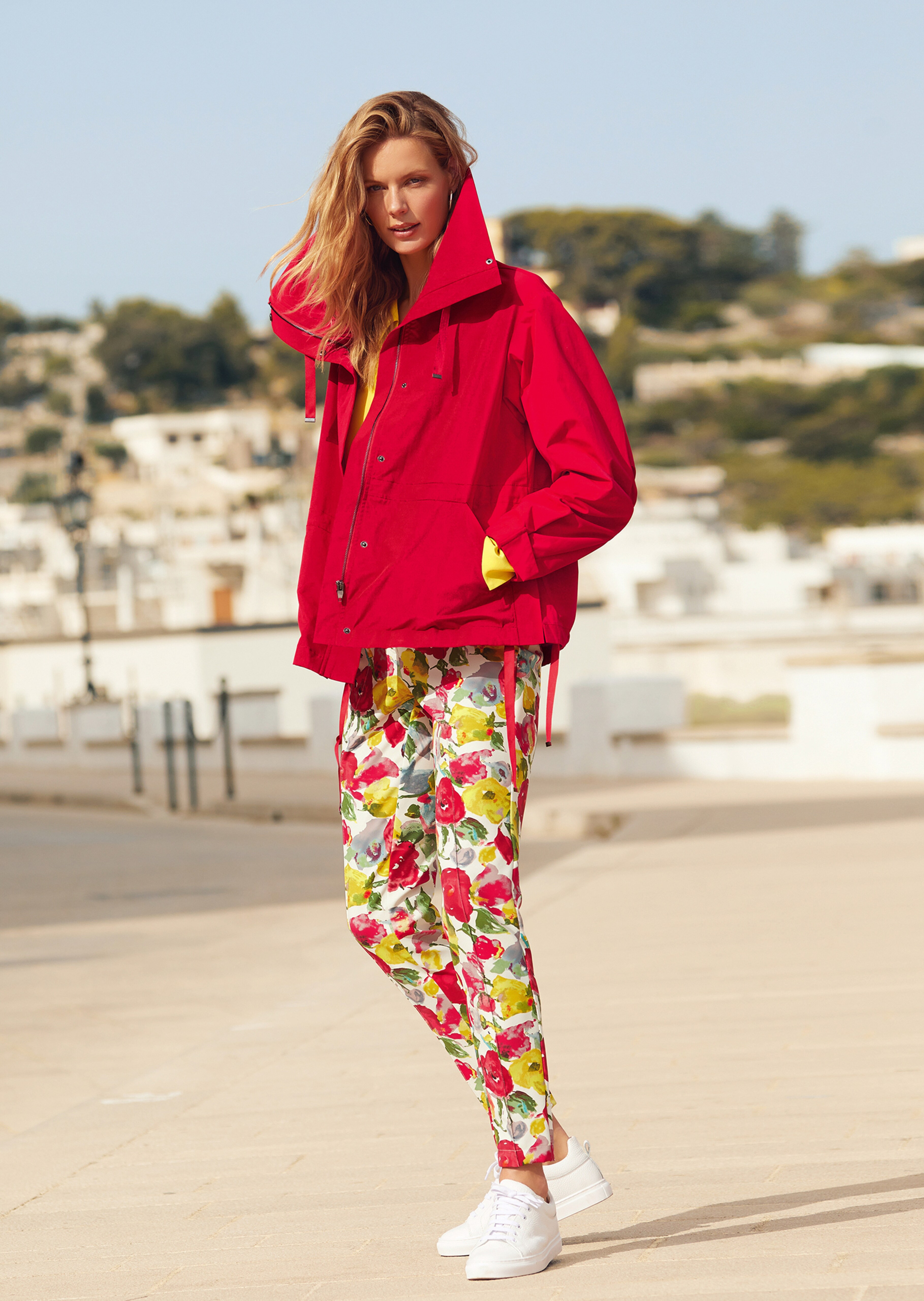 Stretch-Hose mit Unikat-Print