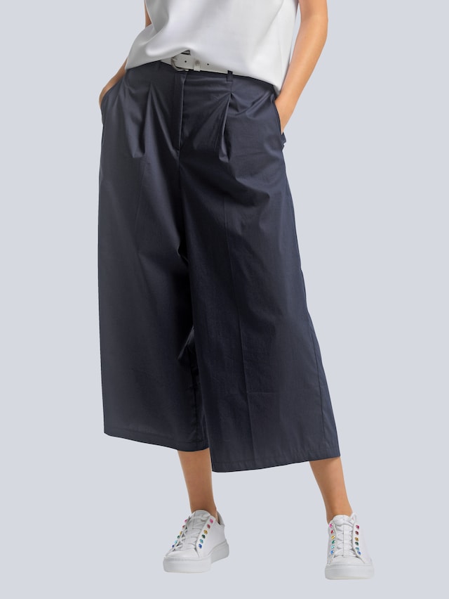 Culotte Hose mit weitem Beinverlauf 3