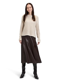 Lochstrick-Pullover mit Pailletten thumbnail 2