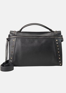 Leren tas met decoratie van studs thumbnail 5